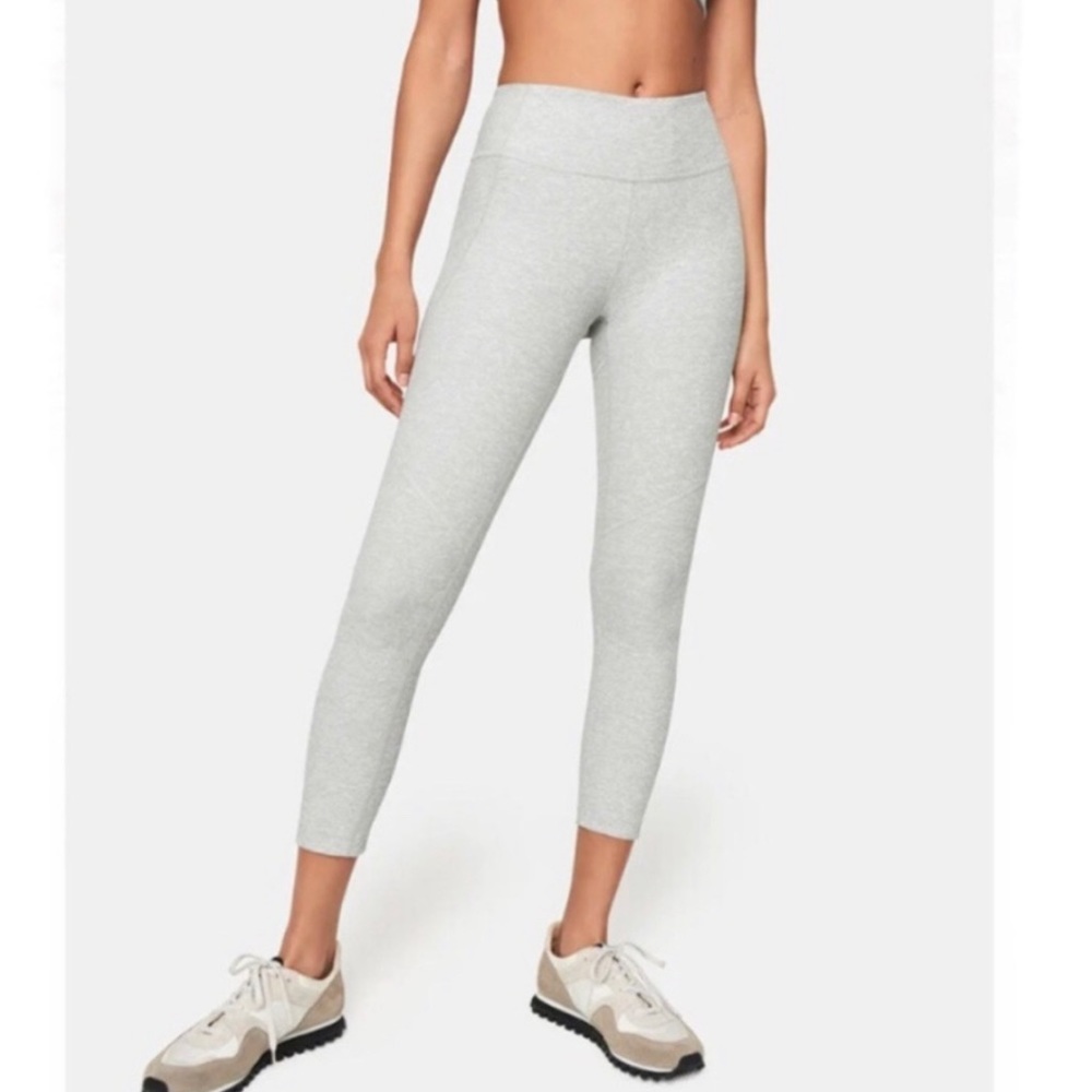 Outdoor Voices Light Grey 7/8 Leggings